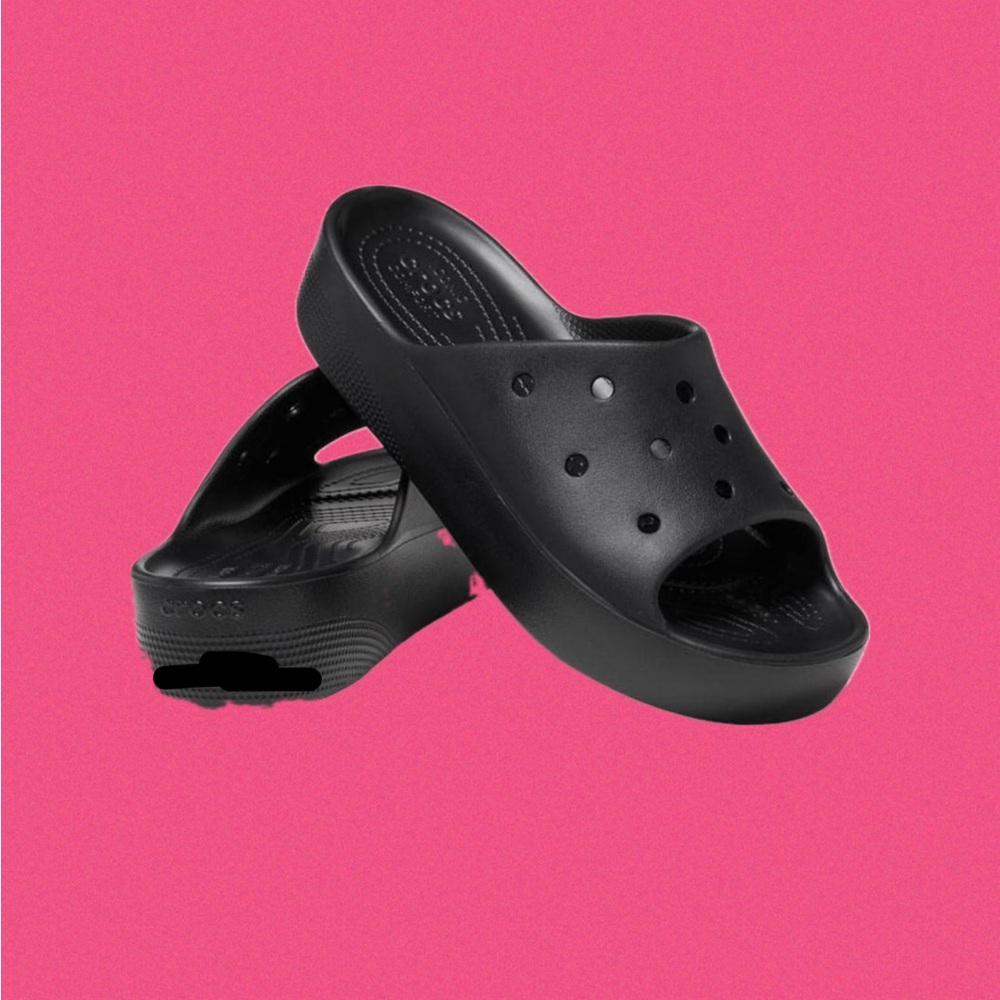 Size 8 ▪️ Crocs Platform Slides  NEW
